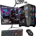 Dustox X İ3-12100F 16GB 256GB M.2 NVMe RX 580 8GB 24" 180Hz Oyuncu OEM Paketi