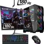 Rainbow X i7-10700F 16GB 512GB SSD M.2 NVMe RX 580 8GB 24" 180HZ Oyuncu OEM Paketi