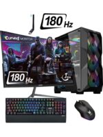 Rainbow X i7-10700F 16GB 512GB SSD M.2 NVMe RX 580 8GB 24" 180HZ Oyuncu Masaüstü Bilgisayarı