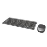 IZOLY KM9500 KABLOSUZ Q- KLAVYE MOUSE SET SİYAH-GÜMÜŞ - Görsel 2
