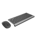 IZOLY KM9500 KABLOSUZ Q- KLAVYE MOUSE SET SİYAH-GÜMÜŞ - Görsel 4