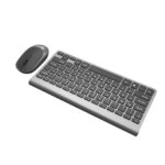 IZOLY KM9500 KABLOSUZ Q- KLAVYE MOUSE SET SİYAH-GÜMÜŞ - Görsel 5