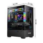 İzoly N12X İ5-3470 16GB 256GB SSD 1TB HDD GT 740 4GB 24" Oyuncu Masaüstü Bilgisayar - Görsel 6