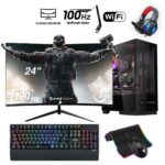 İzoly Witcher i5-10400F 16GB 512GB M.2 NVMe SSD RX 580 8GB 24" Oyuncu Masaüstü Bilgisayarı
