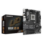 GIGABYTE B650 UD AX, 4xDDR5, 3xM.2, DP, HDMI, Type-C, Wi-Fi 6E, Bluetooth v5.3, AM5 Soket GAMING Anakart