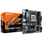 GIGABYTE B840M DS3H, 4xDDR5, 2xM.2, 2xDP, HDMI, Type-C, AM5 Soket GAMING Anakart