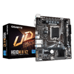GIGABYTE H610M H V2, rev.1.0, 2xDDR5, M.2, D-SUB, HDMI, 12-13.14.Nesil, LGA1700 Soket, Anakart