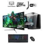 İzoly Quantum İ9-13900K 16GB DDR5 RAM 1TB M.2 NVMe SSD - 512GB SSD 24GB RTX4090 27" 200Hz Curved Oyuncu OEM Paketi