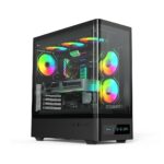 XGAMING GHOST V938 6*120MM ARGB FAN ATX GAMING Case 750W 80+Bronze Type C*1+USB3.0*1+USB2.0*1