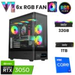 İzoly Freyja i3 12100F 32GB DDR4 RAM 1TB Nvme M.2 SSD RTX3050 6GB Oyuncu OEM Paketi