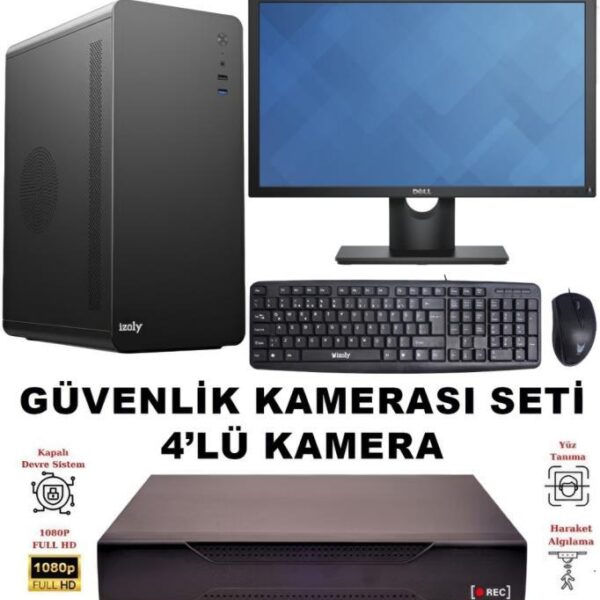 İZOLY OFİS/İŞ YERİ Sesli - Led Gece Görüş - Su Geçirmez - GÜVENLİK SİSTEMİ