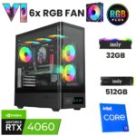 İzoly Thor i3 12100F 32GB DDR4 RAM 512GB Nvme M.2 SSD RTX4060 8GB Oyuncu OEM Paketi