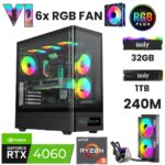 NextGen H Ryzen 5 7500F 32GB DDR5 1TB M.2 NVMe RTX 4060 8GB 240mm Sıvı Soğutma Oyuncu OEM Paketi