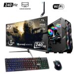 İzoly Numel Y i7-10700F 16GB 256GB M.2 NVMe RX 580 8GB 27" 200Hz Oyuncu OEM Paketi