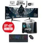 İzoly Sune X Ryzen 5 5500 32GB 256GB M.2 NVMe 512GB SSD RTX 4060 8GB 27"+ 27" 200Hz Oyuncu OEM Paketi