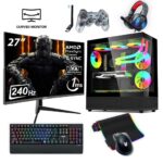 NextGen E-X i5-14400F 32GB 1TB M.2 NVMe RTX 4060 8GB 27" 200HZ 240mm Sıvı Soğutma Oyuncu OEM Paketi