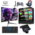 NextGen H-X Ryzen 5 7500F 32GB 1TB M.2 NVMe RTX 4060 8GB 27" 200HZ 240mm Sıvı Soğutma Oyuncu OEM Paketi