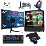 NextGen R5-C-X i5 14400F 32GB DDR5 1TB M.2 NVMe RTX 4060 8GB 27" 200HZ 240mm Sıvı Soğutma Oyuncu OEM Paketi