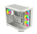 XGAMING V950 WHİTE 7 X ARGB Fan 750W 80+Bronze Gaming Case (426*285*380mm) - Görsel 4