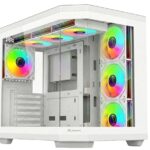 XGAMING V950 WHİTE 7 X ARGB Fan 750W 80+Bronze Gaming Case (426*285*380mm)