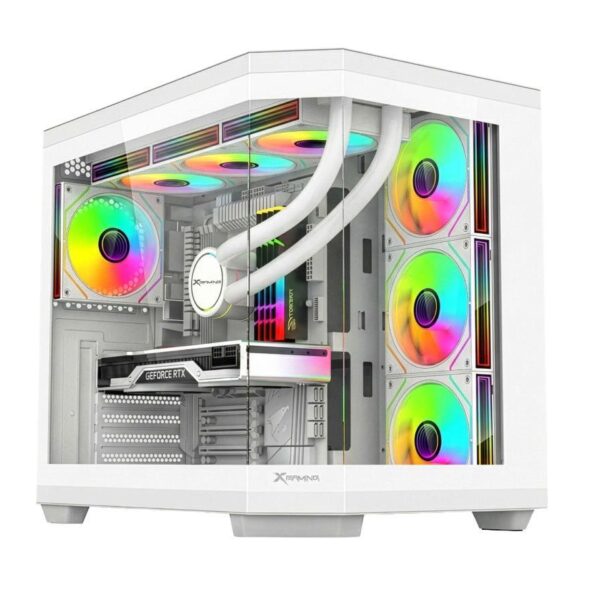 Baron-White Ryzen 7 5700X 32GB 1TB M.2 NVME RX 9060XT 16GB 240mm Sıvı Soğutma Oyuncu Masaüstü Bilgisayarı