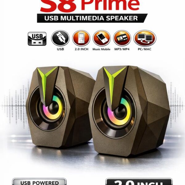 İzoly S8 Prime Usb Multimedia Speaker