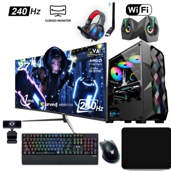 İzoly Spinda Y Ryzen 7 3700X 16GB 256GB M.2 NVMe RX 580 8GB 27" 200Hz Oyuncu OEM Paketi