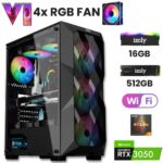 Lawyer- Y Ryzen 5 5500 16GB 512 M.2 NVME RTX 3050 8GB 27" 240HZ Oyuncu Masaüstü Bilgisayarı - Görsel 2