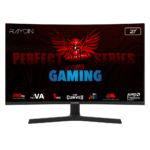 RAYDIN EG27RFA-300HZ, 27", 1ms, 300Hz, Full HD, 2xHDMI, DP, Hoparlör, VA LED, R1500 Curved, Yükseklik Ayarlı Ayak, Frameless, FreeSync Gaming Monitör
