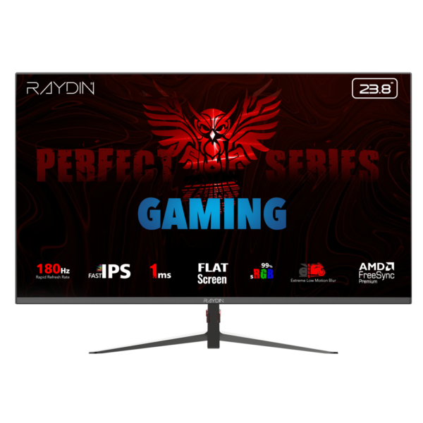 RAYDIN MM24DFI-180HZ, 23.8", 1ms, 180Hz, Full HD, HDMI, DP, IPS LED, Flat, Frameless, FreeSync Gaming Monitör
