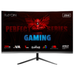RAYDIN MM24RFA-200HZ, 23.6", 1ms, 200Hz, Full HD, HDMI, DP, Hoparlör, VA LED, R1650 Curved, Frameless, FreeSync Gaming Monitör