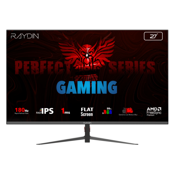 RAYDIN MM27DFI-180HZ, 27", 1ms, 180Hz, Full HD, HDMI, DP, IPS LED, Flat, Frameless, FreeSync Gaming Monitör