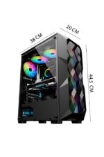 Lotus Midgard i5-4570 16GB 512GB SSD RX 580 8GB Oyuncu Masaüstü Bilgisayarı - Görsel 5