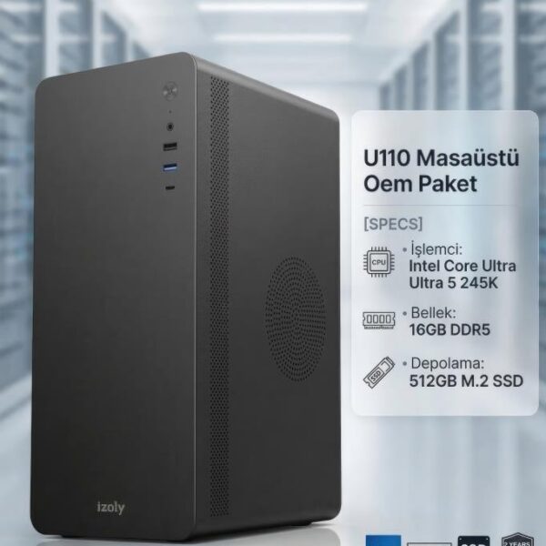 U110 Intel Core Ultra 5 245K 16GB DDR5 512GB M.2 SSD Masaüstü Oem Paket