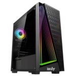 İzoly Shadow 1x ARGB Fanlı RGB LED USB 3.0 Temperli Cam  ATX Oyuncu Kasası-PSU YOK