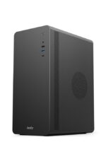 Izoly U200 USB 3.0/Type-C 350W mATX Bilgisayar Kasası Siyah - Görsel 2