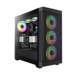 GAMDIAS ATHENA M3, 850W, 80+ Bronze, Tempered Glass, Type-C, Mesh Ön Panel, ARGB, ATX, GAMING KASA
