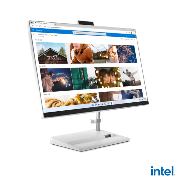 LENOVO F0GH01JCTR, IdeaCentre AIO 3 24IAP7 i5-12450H 23,8" FHD Ekran, 16Gb DDR4 Ram, 512Gb SSD, Paylaşımlı Ekran Kartı, Free Dos, All In One PC (Beyaz)