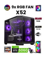 X52 Ryzen 7 5700X 16GB 512GB M.2 SSD 8GB RTX5060 Sıvı Soğutmalı Oyuncu Oem Seti